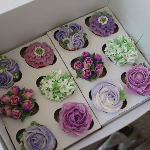 Floral Cupcakes for Mother's Day