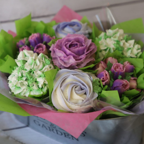 Floral Cupcakes for Mother's Day